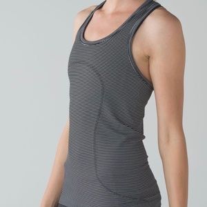 Lululemon Striped Swiftly Tech Tank